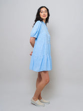 Load image into Gallery viewer, Velvet Textured Gauze Hilson Dress
