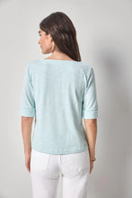 Load image into Gallery viewer, Lilla P Cuffed Sleeve Boatneck Top
