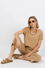 Load image into Gallery viewer, Elliott Lauren At Ease Linen Crop Pant

