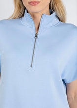 Load image into Gallery viewer, Elliott Lauren Comfort Zone Quarter Zip Top
