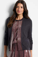 Load image into Gallery viewer, Nic + Zoe Sequin Trimmed Cardigan
