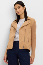 Load image into Gallery viewer, Nic + Zoe Mixed Media Moto Jacket
