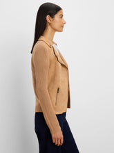 Load image into Gallery viewer, Nic + Zoe Mixed Media Moto Jacket
