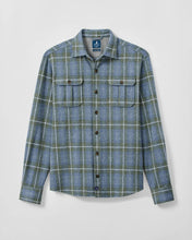 Load image into Gallery viewer, Johnnie-O Labrador Tartan Knitted Flannel Shirt
