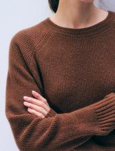 Load image into Gallery viewer, White &amp; Warren Cashmere Waffle Sweatshirt
