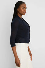 Load image into Gallery viewer, Nic + Zoe Feathered Knit Collared Cargian
