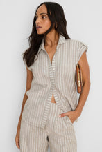 Load image into Gallery viewer, Nic + Zoe Lurex Linen Resort Shirt
