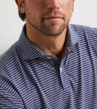 Load image into Gallery viewer, Peter Millar Etc Stripe Performance Jersey Polo
