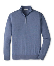 Load image into Gallery viewer, Peter Millar Canton Stripe Quarter Zip Sweater
