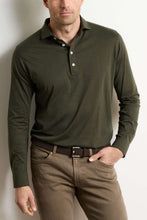 Load image into Gallery viewer, Peter Millar Ashby Silk Cotton Longsleeve Polo
