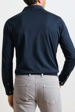 Load image into Gallery viewer, Peter Millar Ashby Silk Cotton Longsleeve Polo
