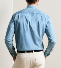 Load image into Gallery viewer, Peter Millar Elio Denim Cotton Sport Shirt
