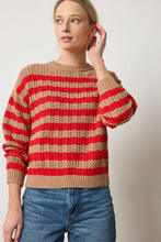 Load image into Gallery viewer, Lilla P Stripe Stitch Sweater
