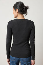 Load image into Gallery viewer, Lilla P Rib Slub Long Sleeve Crew
