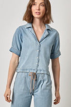 Load image into Gallery viewer, Lilla P Denim Cuffed Shirt

