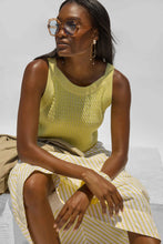 Load image into Gallery viewer, Lilla P Mini Cable Knit Tank
