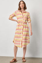 Load image into Gallery viewer, Lilla P Ikat Shirt Dress
