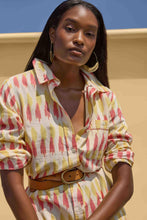 Load image into Gallery viewer, Lilla P Ikat Shirt Dress
