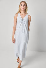 Load image into Gallery viewer, Lilla P Stripe Keyhole Midi Dress
