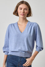 Load image into Gallery viewer, Lilla P V Neck Blouson Sweater

