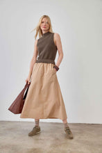 Load image into Gallery viewer, Lilla P Mixed Media Mock Neck Dress
