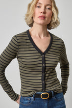 Load image into Gallery viewer, Lilla P Button Front Ribbed Cardigan
