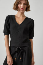 Load image into Gallery viewer, Lilla P Seamed V-Neck Top
