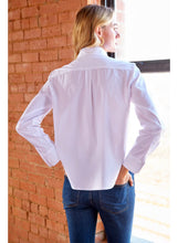Load image into Gallery viewer, Finley Preppy Solid Silky Poplin Shirt
