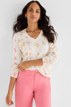 Load image into Gallery viewer, Nic + Zoe Mod Mix V Neck Sweater
