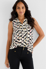 Load image into Gallery viewer, Nic + Zoe Mod Mix Crepe Tank

