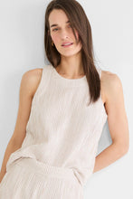 Load image into Gallery viewer, Nic + Zoe Pin Stripe Gauze Pop On Tank
