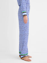 Load image into Gallery viewer, Nic + Zoe Mosaic Trimmed Lenox Wide Leg Pant
