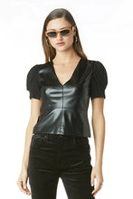 Load image into Gallery viewer, Tart Harper Vegan Leather Top
