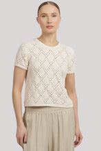 Load image into Gallery viewer, White &amp; Warren Cotton Pointelle Top
