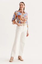 Load image into Gallery viewer, Tyler Boe Addison Linen Paisley Blouse
