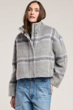 Load image into Gallery viewer, Velvet Brushed Plaid Haven Jacket
