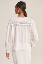 Load image into Gallery viewer, Velvet Cotton Lace Byrdie Top
