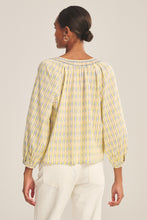 Load image into Gallery viewer, Velvet Novelty Printed Stripe Campbell Top
