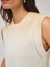 Load image into Gallery viewer, White &amp; Warren Cotton Linen Dip Dye Shell
