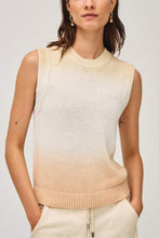 Load image into Gallery viewer, White &amp; Warren Cotton Linen Dip Dye Shell
