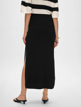 Load image into Gallery viewer, White &amp; Warren Slub Side Slit Skirt
