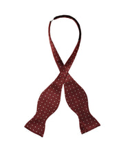 Load image into Gallery viewer, Eton Polka Dot Silk Bow Tie
