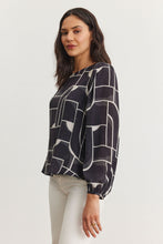 Load image into Gallery viewer, Velvet Bauhaus Print Desta Blouse
