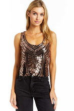 Load image into Gallery viewer, Drew Emi Front to Back Sequin Tank
