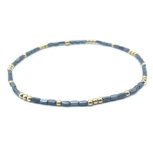 Load image into Gallery viewer, Erin Gray 2mm Harbor Dark Gray Waterproof Bracelet
