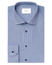 Load image into Gallery viewer, Eton Tonal Button Check Twill Shirt
