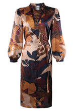 Load image into Gallery viewer, Finley Franchesca Etruscan Scroll Midi Dress
