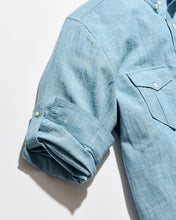 Load image into Gallery viewer, Billy Reid Slub Cotton Scout Shirt
