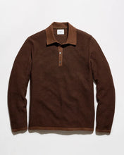 Load image into Gallery viewer, Billy Reid Long-Sleeve Step Jacquard Sweater Polo
