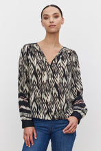 Load image into Gallery viewer, Velvet Ikat Abrielle Blouse

